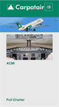 Mobile Screenshot of carpatair.com